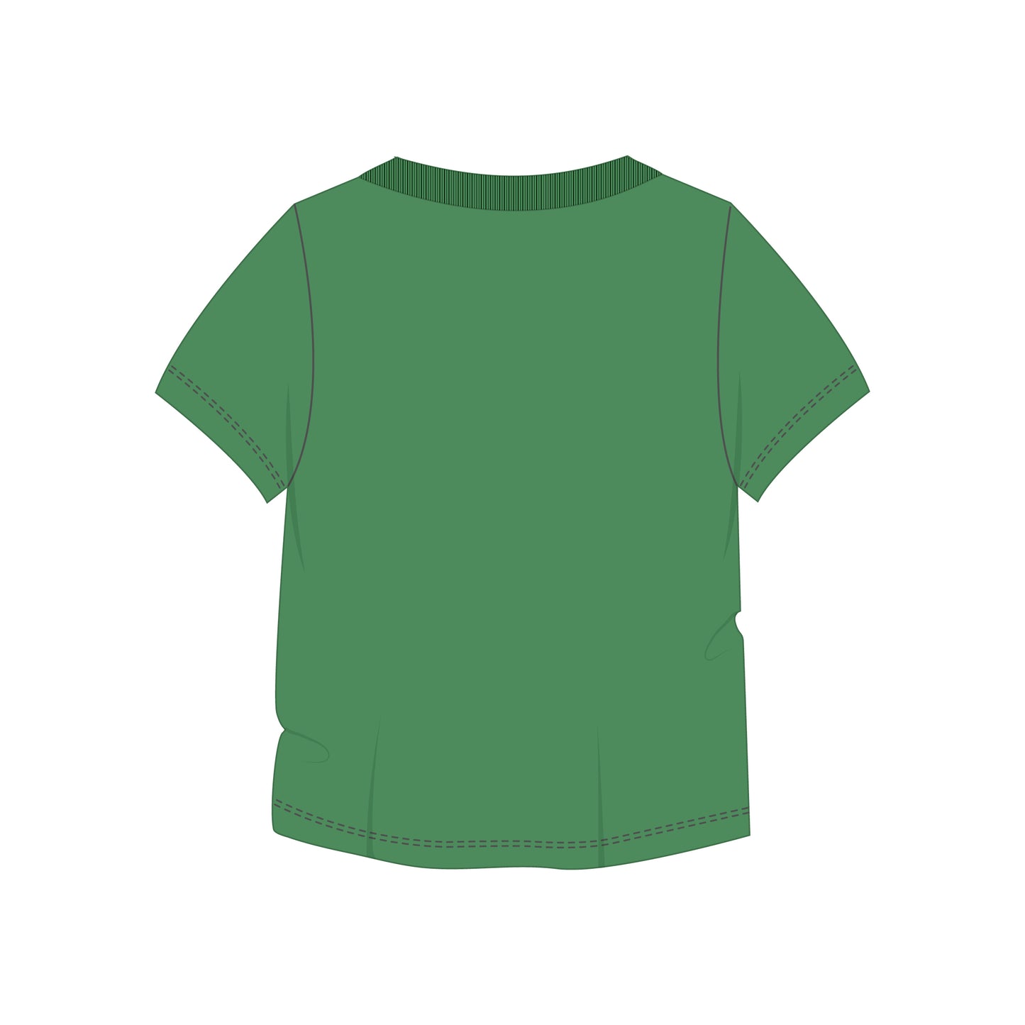 Boys Green/Black Denim T-Shirt