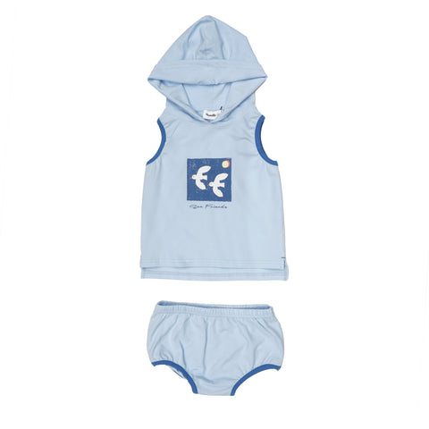 Boys Light Blue Baby Set
