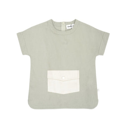 Boys Green/Ivory Shirt