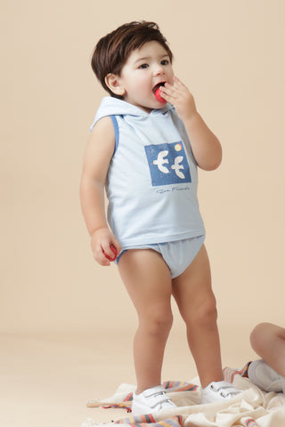 Boys Light Blue Baby Set - hover
