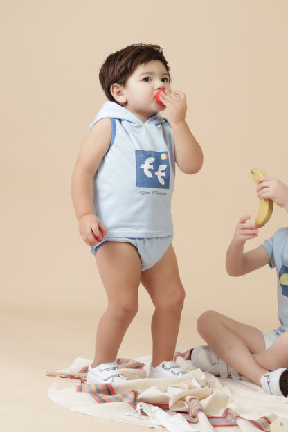 Boys Light Blue Baby Set