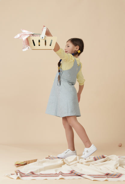 Girls Pin Striped Jumper Set - Slim fit