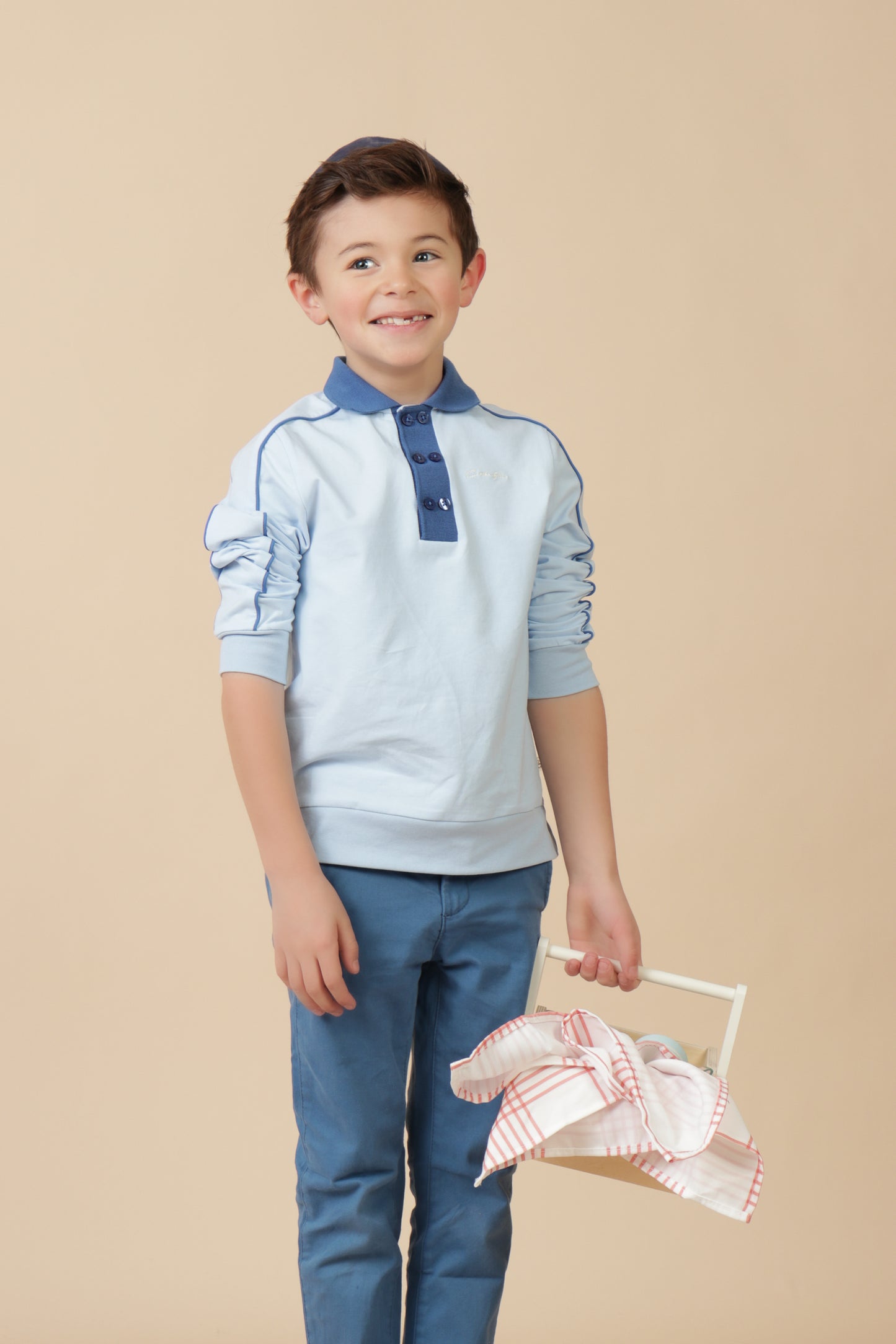 Boys Light Blue Polo