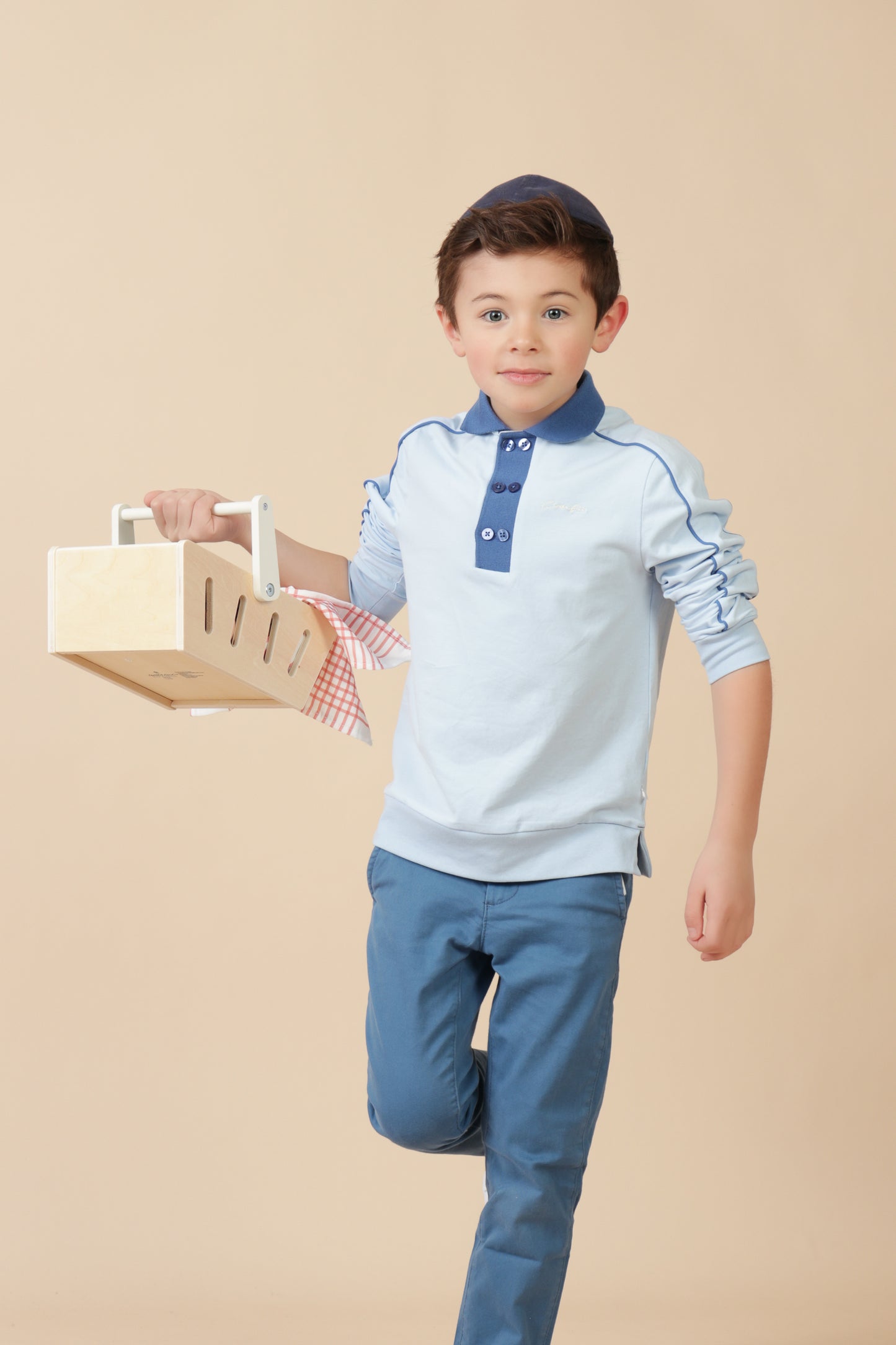 Boys Light Blue Polo