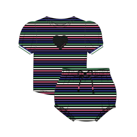 Girls Multi Colored Baby Set