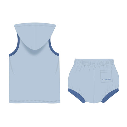 Boys Light Blue Baby Set