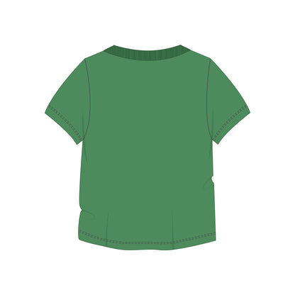 Boys Green/Black Denim T-Shirt