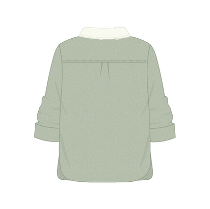 Boys Green/Ivory Polo Shirt