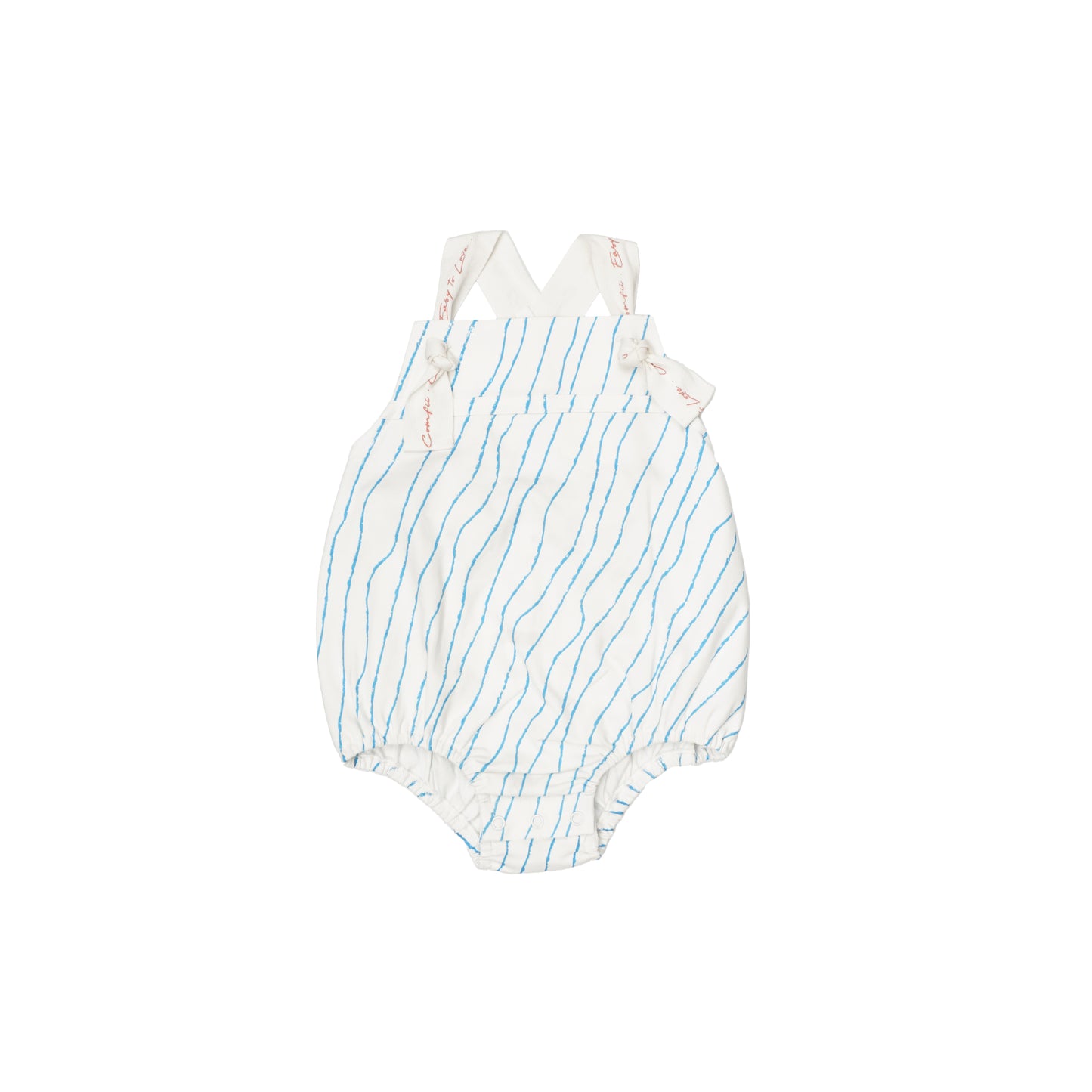 Boys Blue Orange & White Baby Rumper