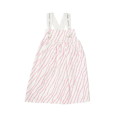 Girls Pink Black & White Jumper